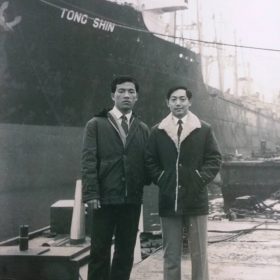???????? 東京日立造船廠實習的Tong Shin 輪前